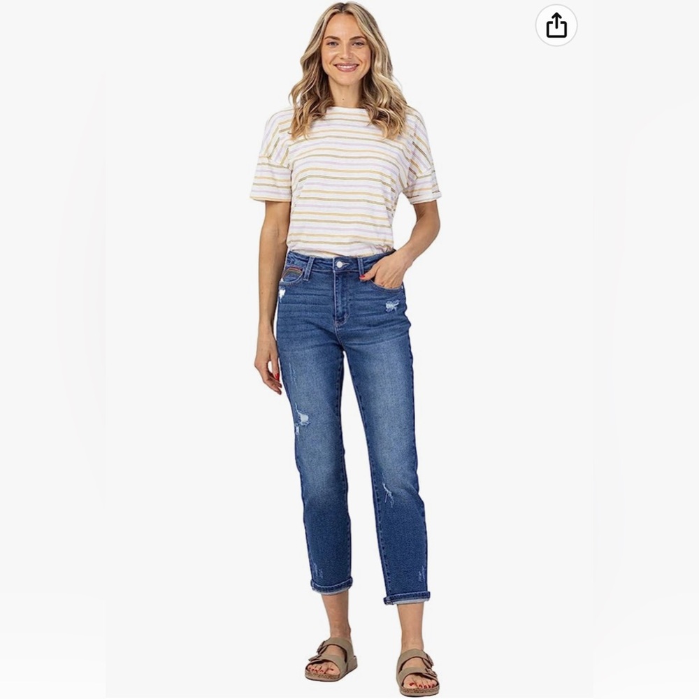 Judy Blue Where the Rainbow Ends Jeans